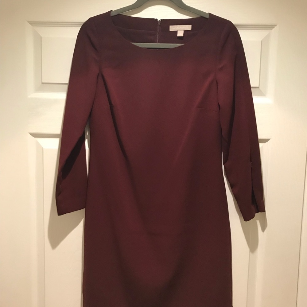 Wine or business shift dress